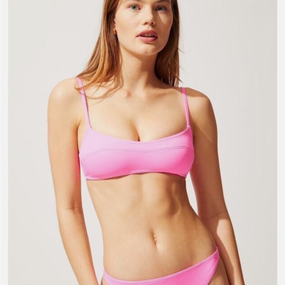 Solid & Striped Paparazzi pink Bikini Set